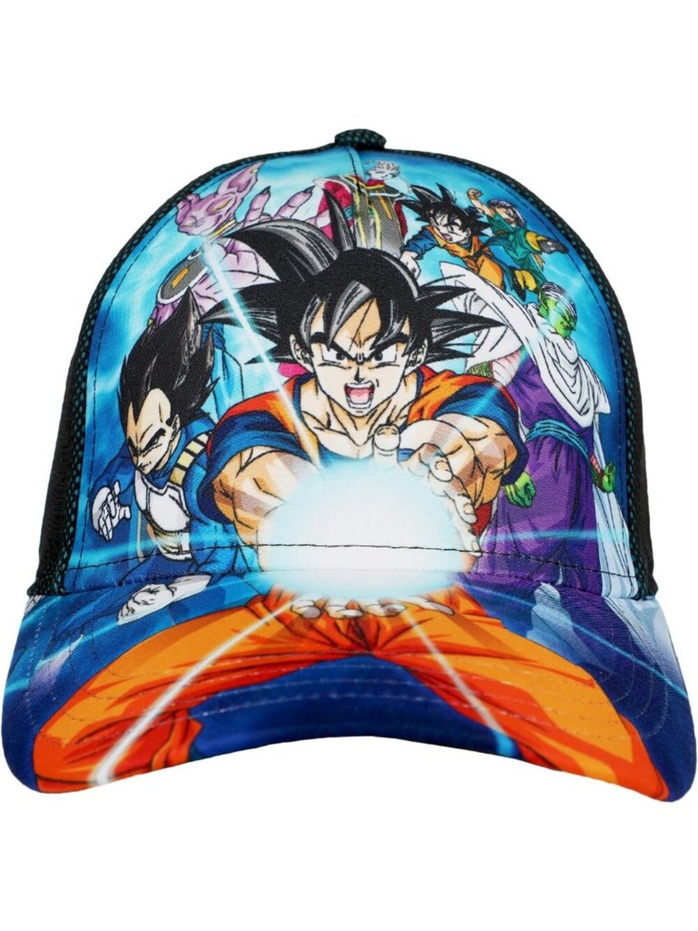 Youth Dragon Ball Z Inspired All-Over Print Snapback Hat for Boys - Cool Style!